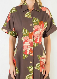Veronica Floral Midi Dress