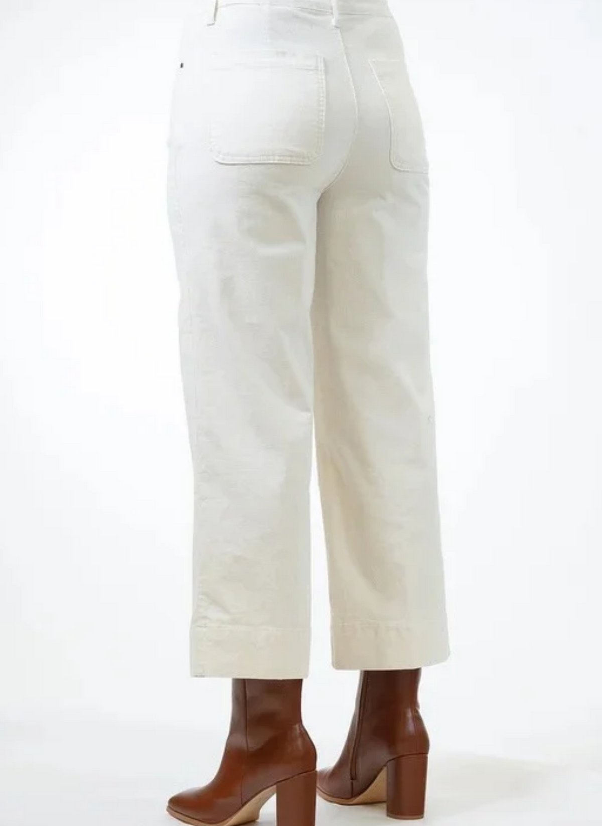 Charlene Wide Crop Corduroy Pant