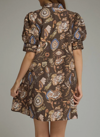 Aster Floral V-Neck Dress