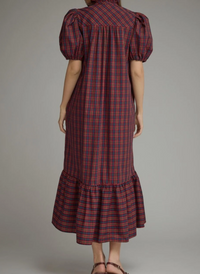 Noel Tartan Midi Dress