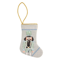 Mini Nutcracker Stocking