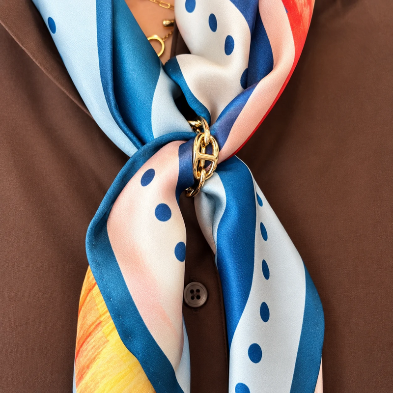 Fancy Link Scarf Ring