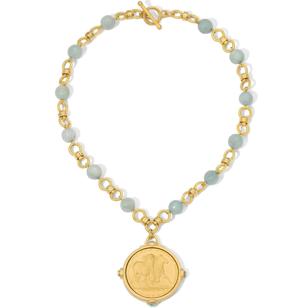 Thea Les Chevaux Medallion Necklace