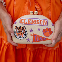 Gameday Embroidered Clutch
