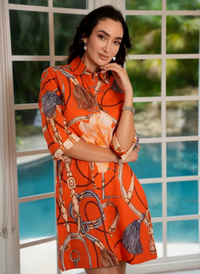 Margaux Dress - Kentucky Saffron