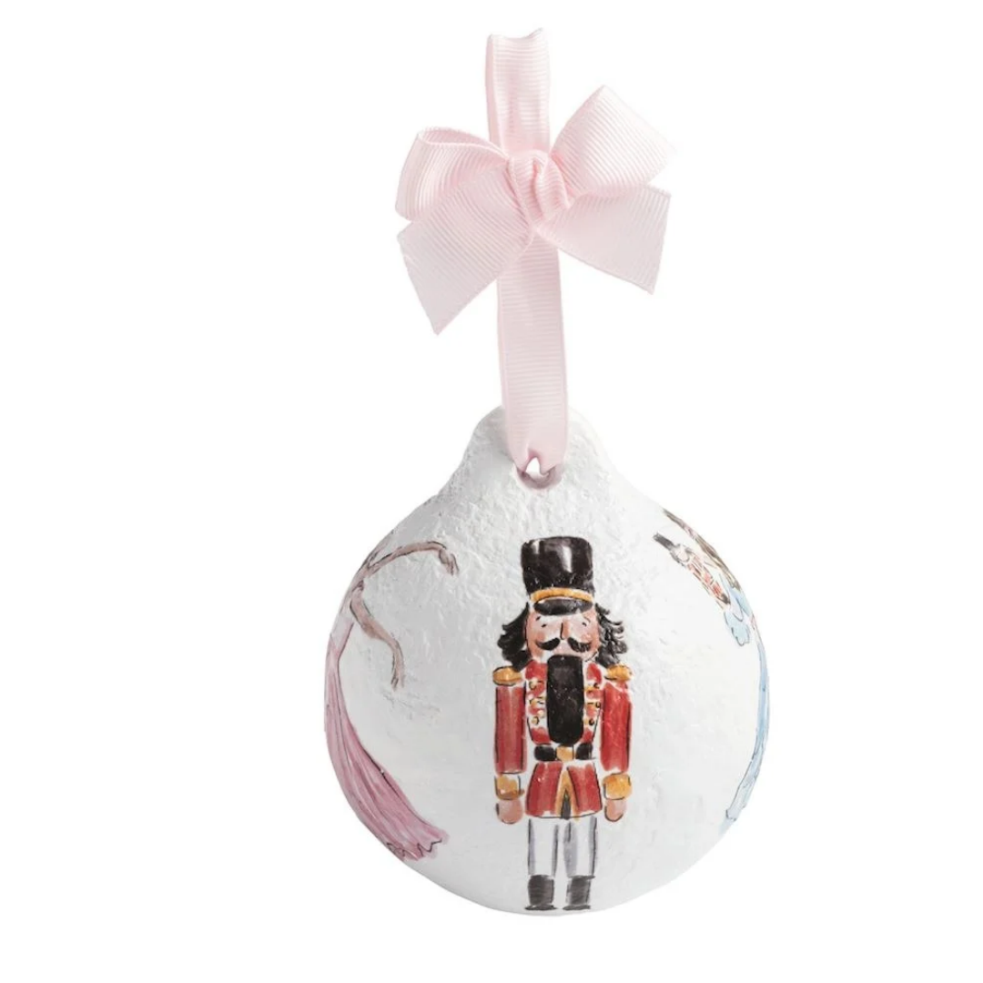 Paper Mache Nutcracker Themed Ornament