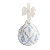 Paper Mache Nutcracker Themed Ornament