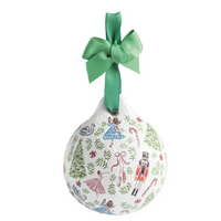 Paper Mache Nutcracker Themed Ornament