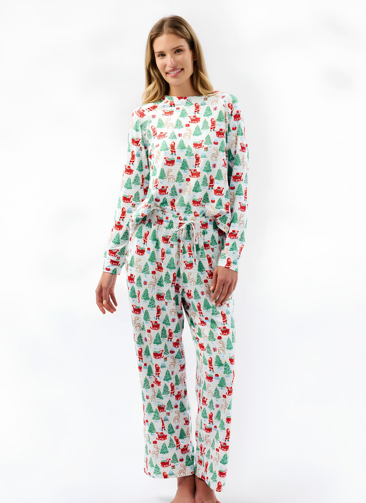 Annie Xmas LS Pajama Set - Tidings and Toile