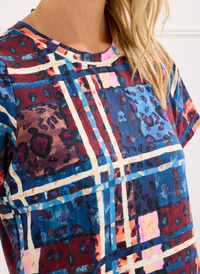 The Charise Dress - Animal Tartan