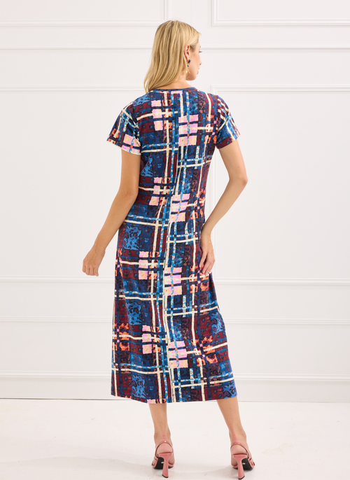 The Charise Dress - Animal Tartan