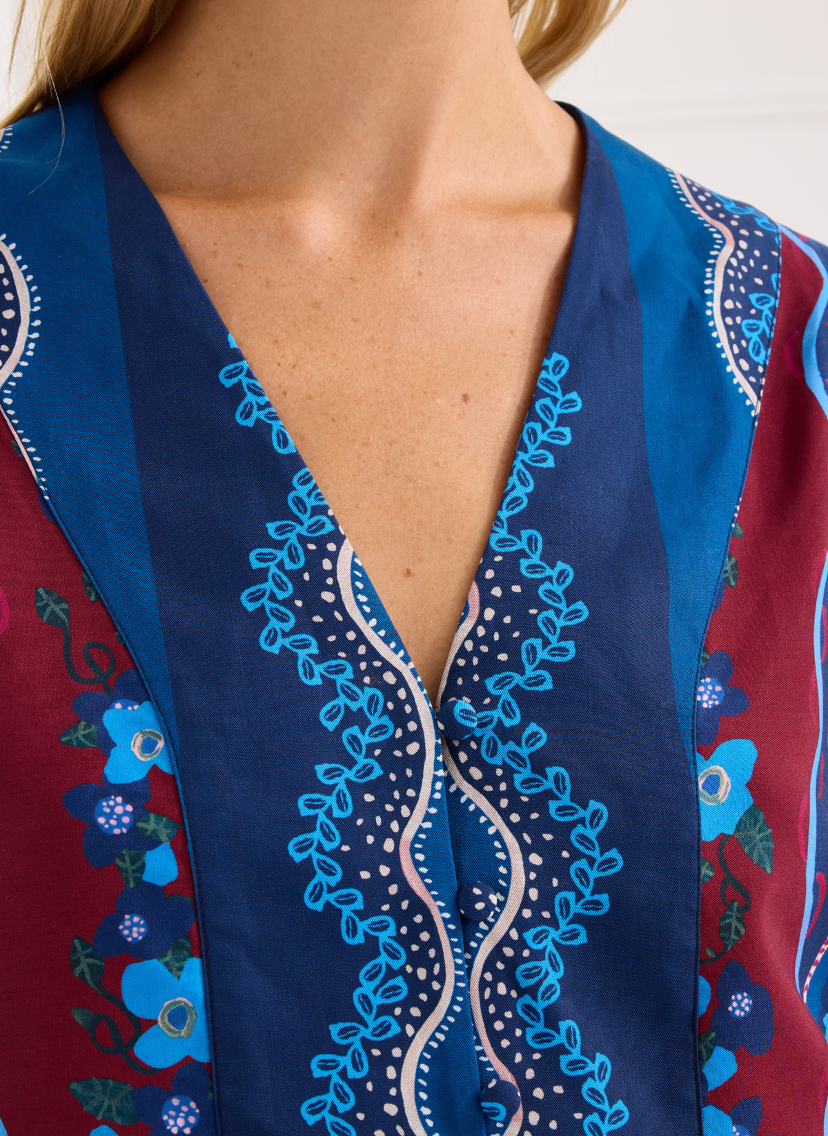 The Tiana Top - Midnight Bloom