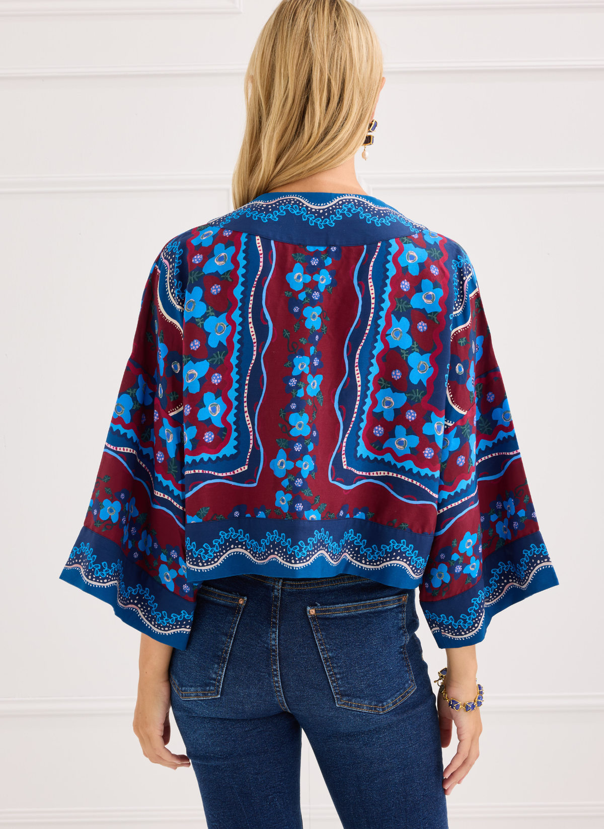 The Tiana Top - Midnight Bloom