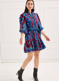 The Loretta Dress - Midnight Bloom