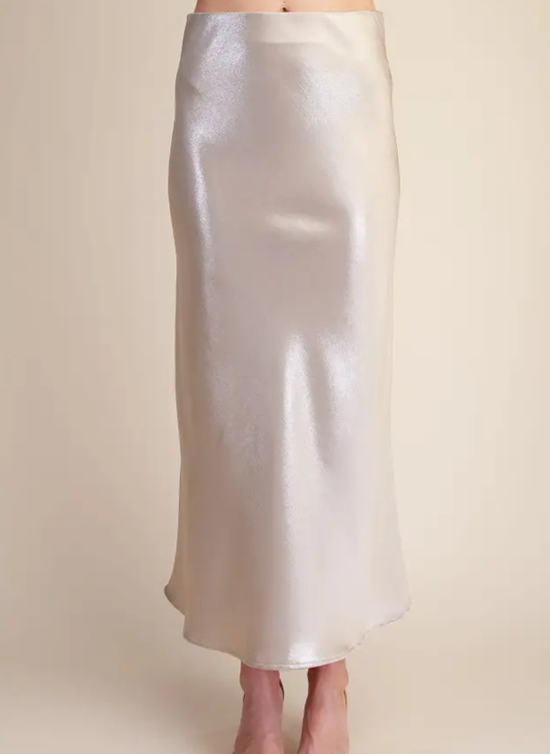 Glittery Midi Skirt