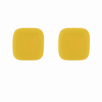 Color Coated Square Stud Earrings