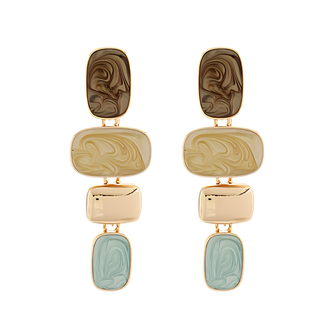 Freja Linear Drop Earrings