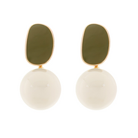 Zorina Pearl Dangle Earrings