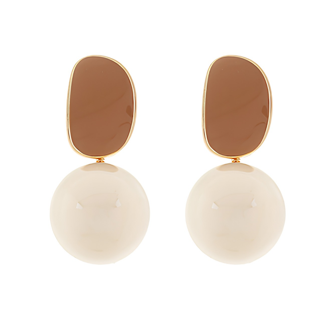 Zorina Pearl Dangle Earrings