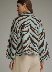 Ansley Animal Mock Neck Sweater
