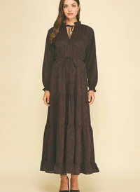 Paisley Tiered Maxi Dress
