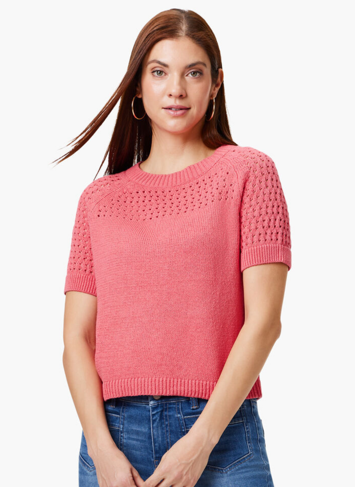 Placed Crochet Sweater