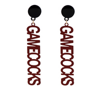 Enamel GAMECOCK Earrings