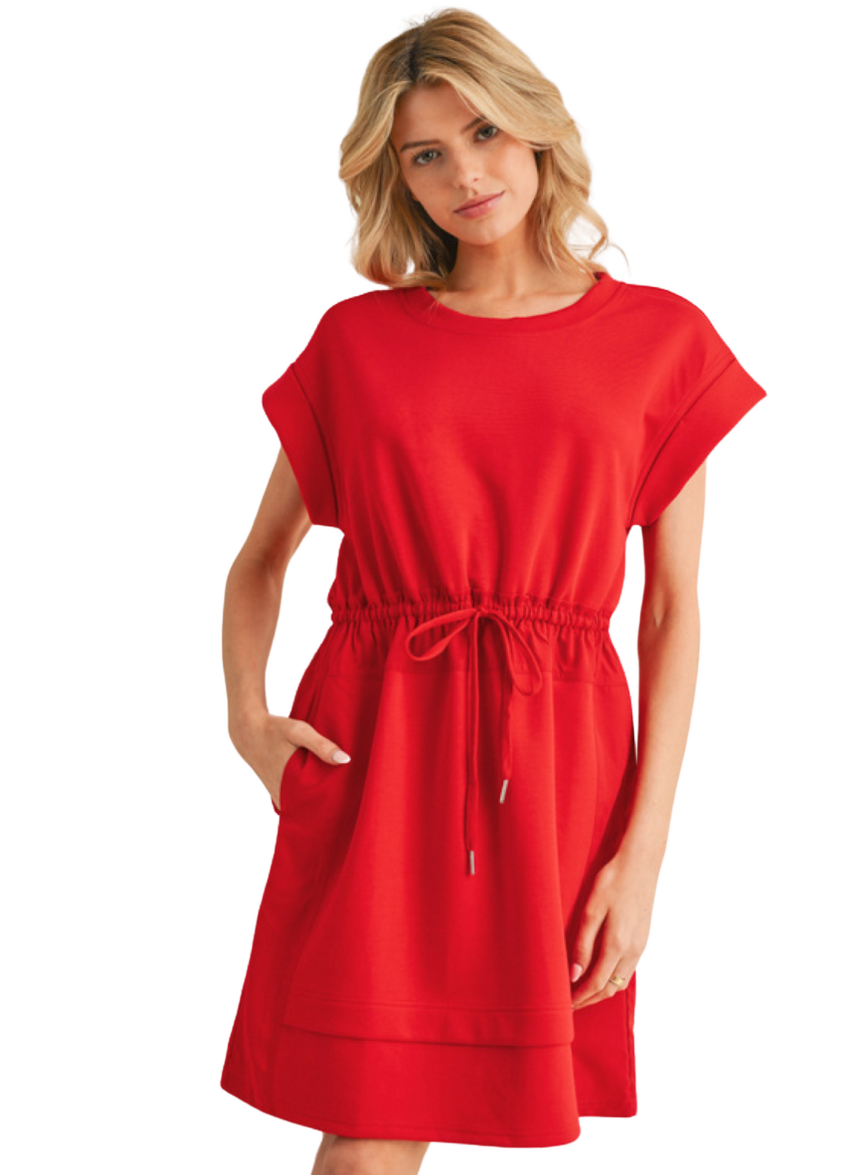 Run Around Mini Dress - Red