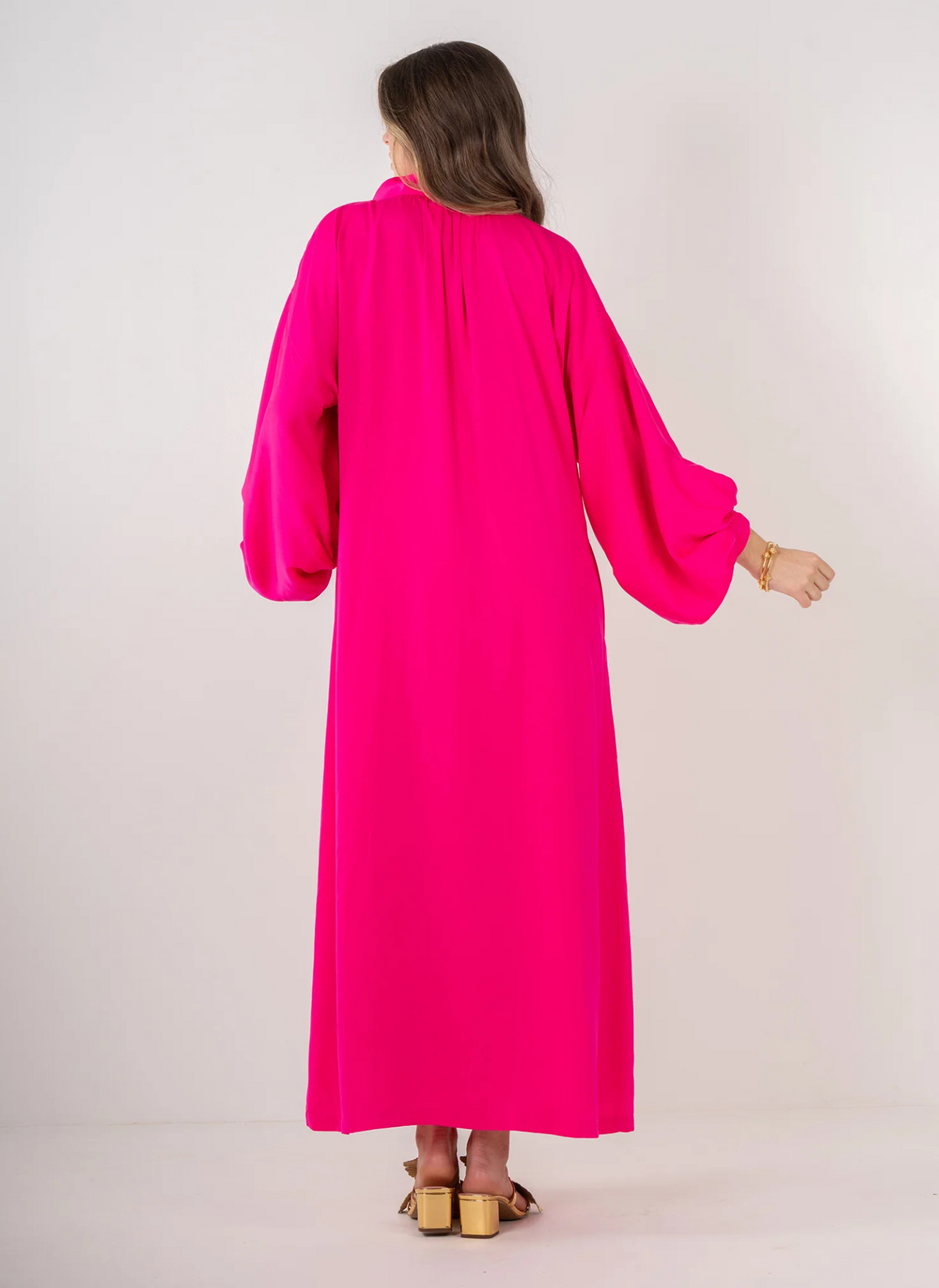 Fiona Dress - Pink Glo