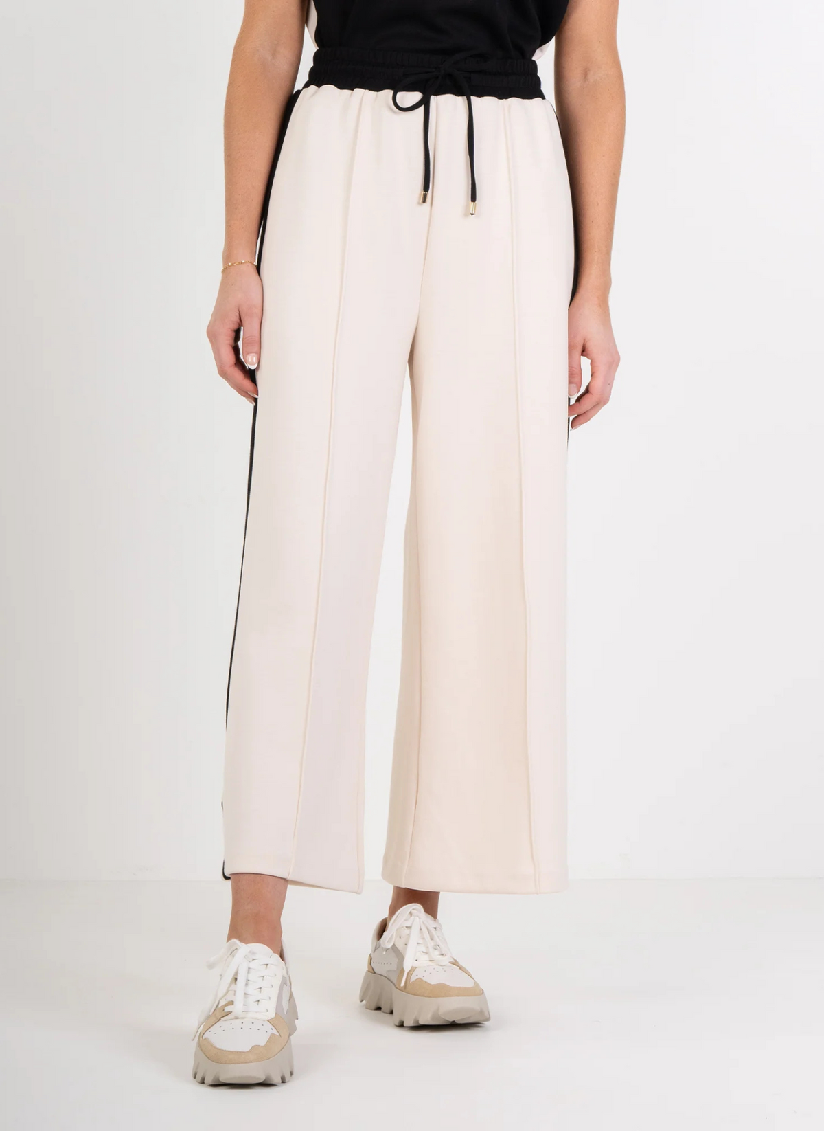 Teddy Crop Trouser - Black Sand