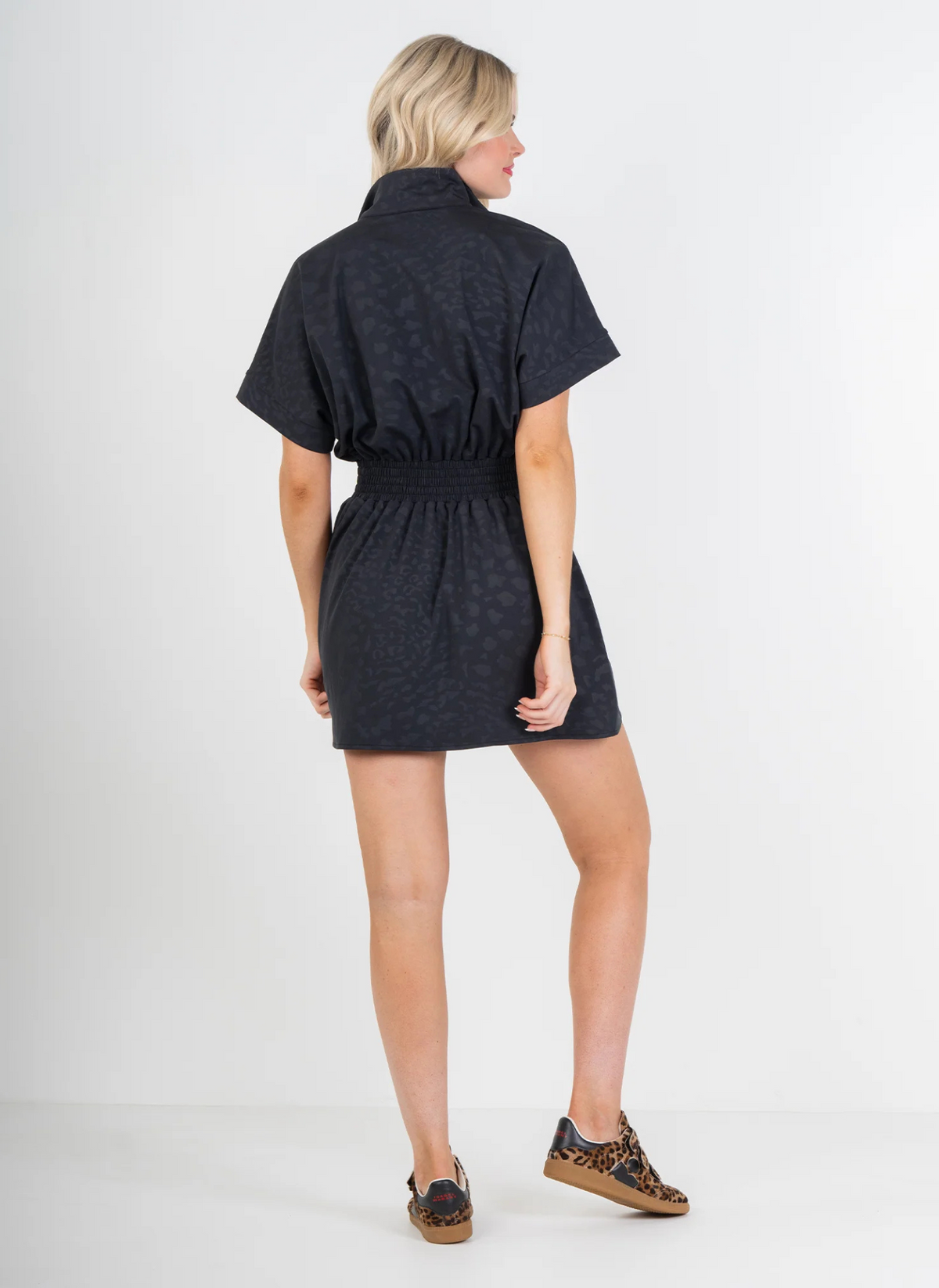 Pullover Dress - Midnight Cheetah