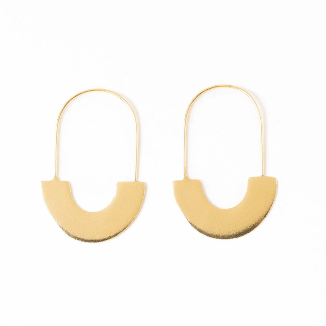 Maggie Half Circle Hoops