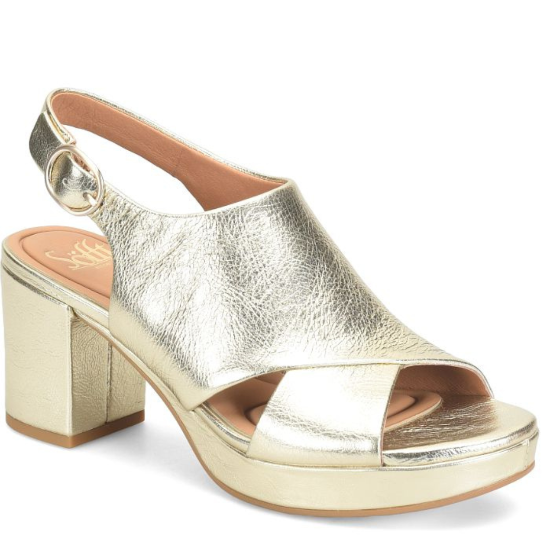 Liv Platform Sandal - Platino Gold