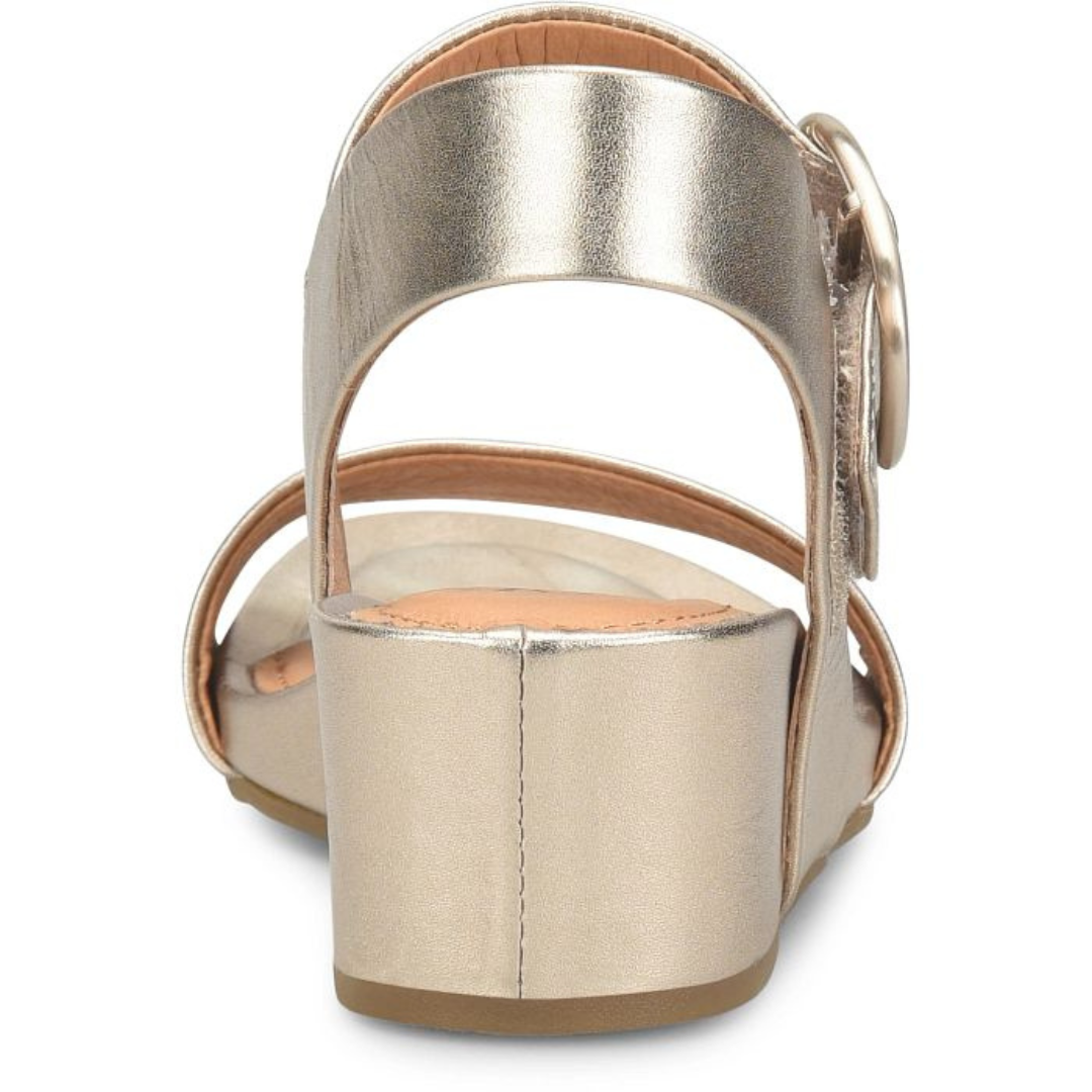 Vaya Wedge Sandal - Gold