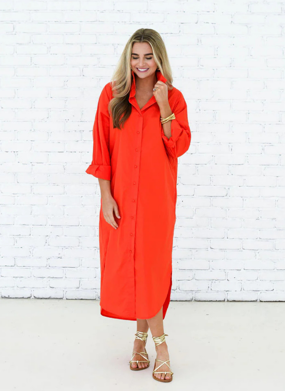 Piper Maxi Dress - Orange