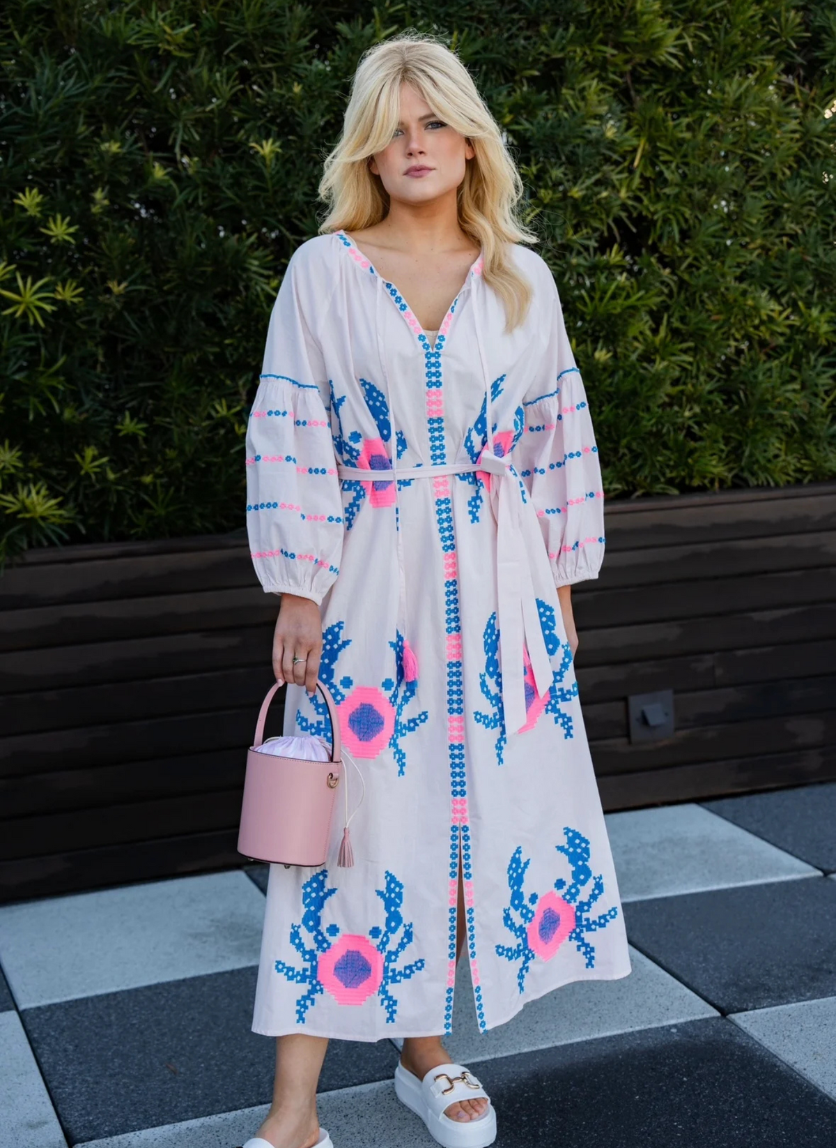 A Little Crabby Maxi Dress