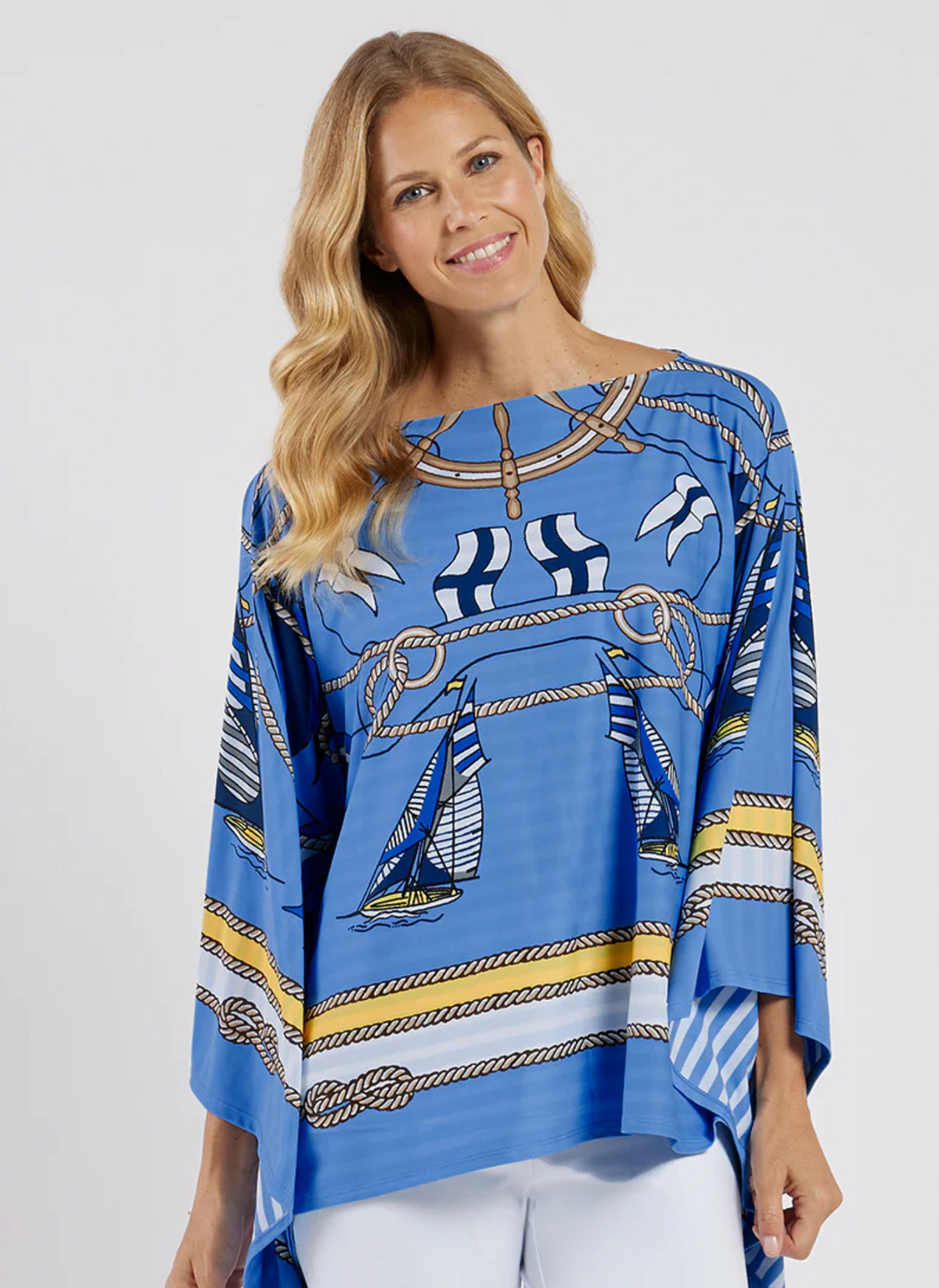 Bijou Top - Deep Azure Regatta