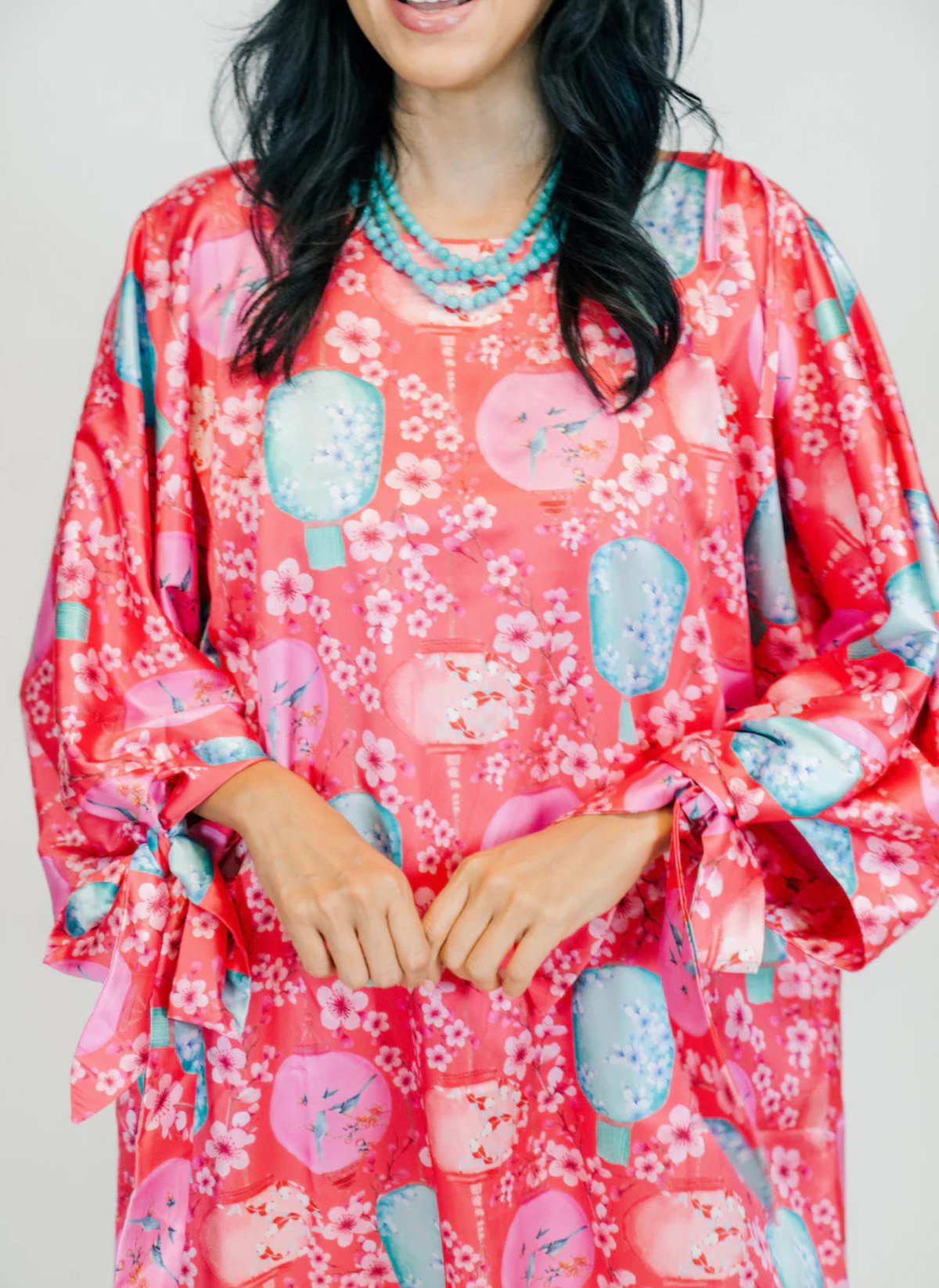 Estella Mini Dress - Cherry Bloom