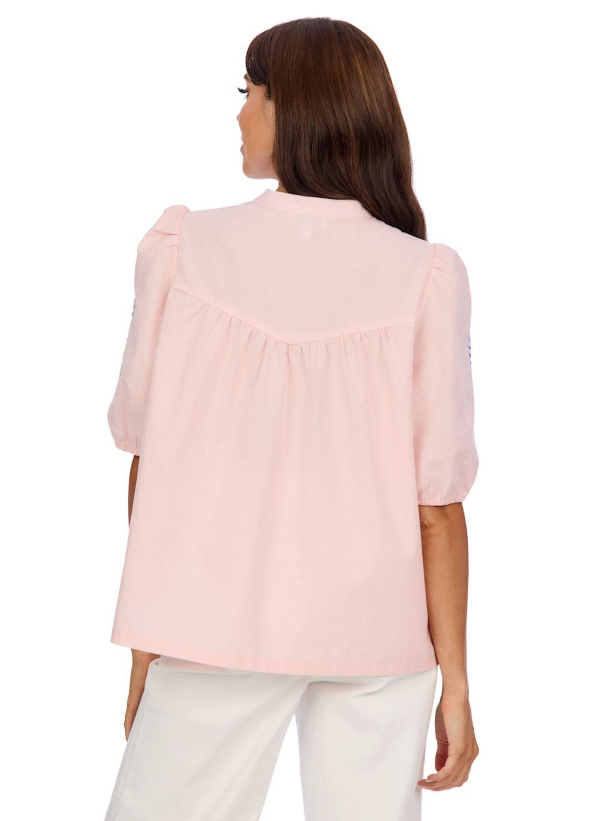 Humphrey Embroidered Puff Sleeve Top