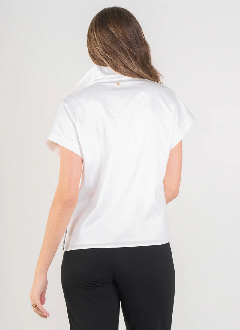Poppy Pullover - White Cotton