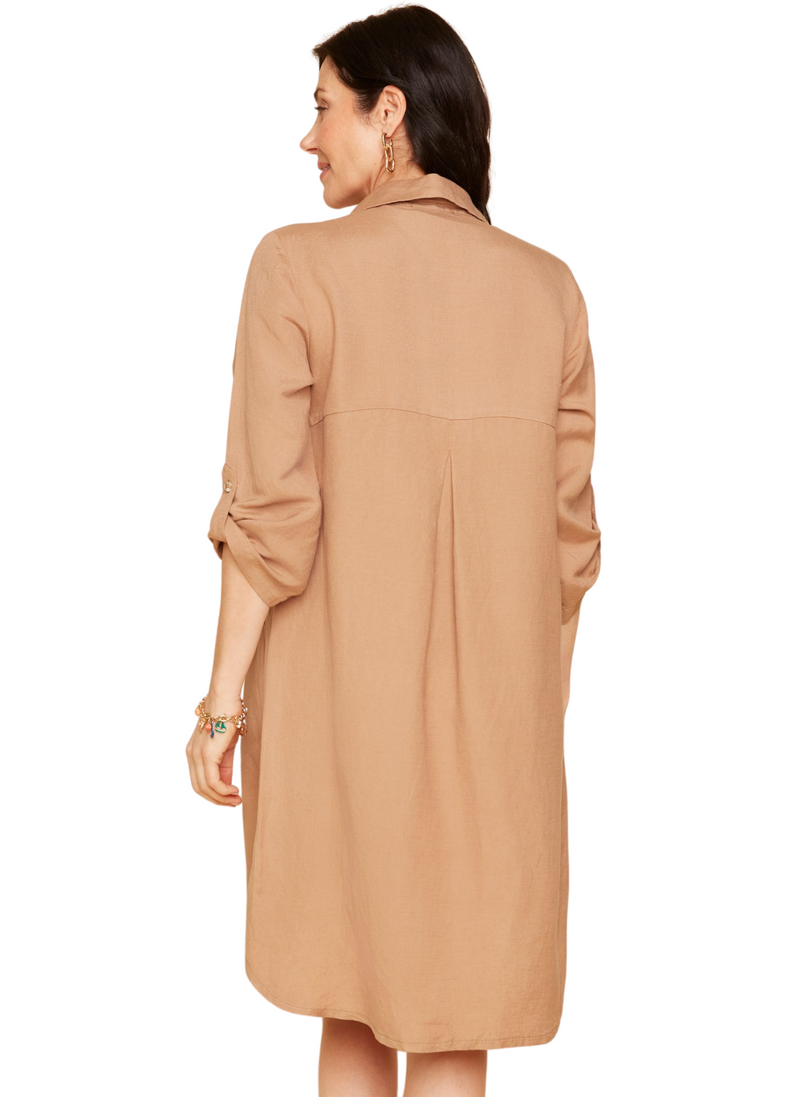 Hi/Lo Hem Shirt Dress