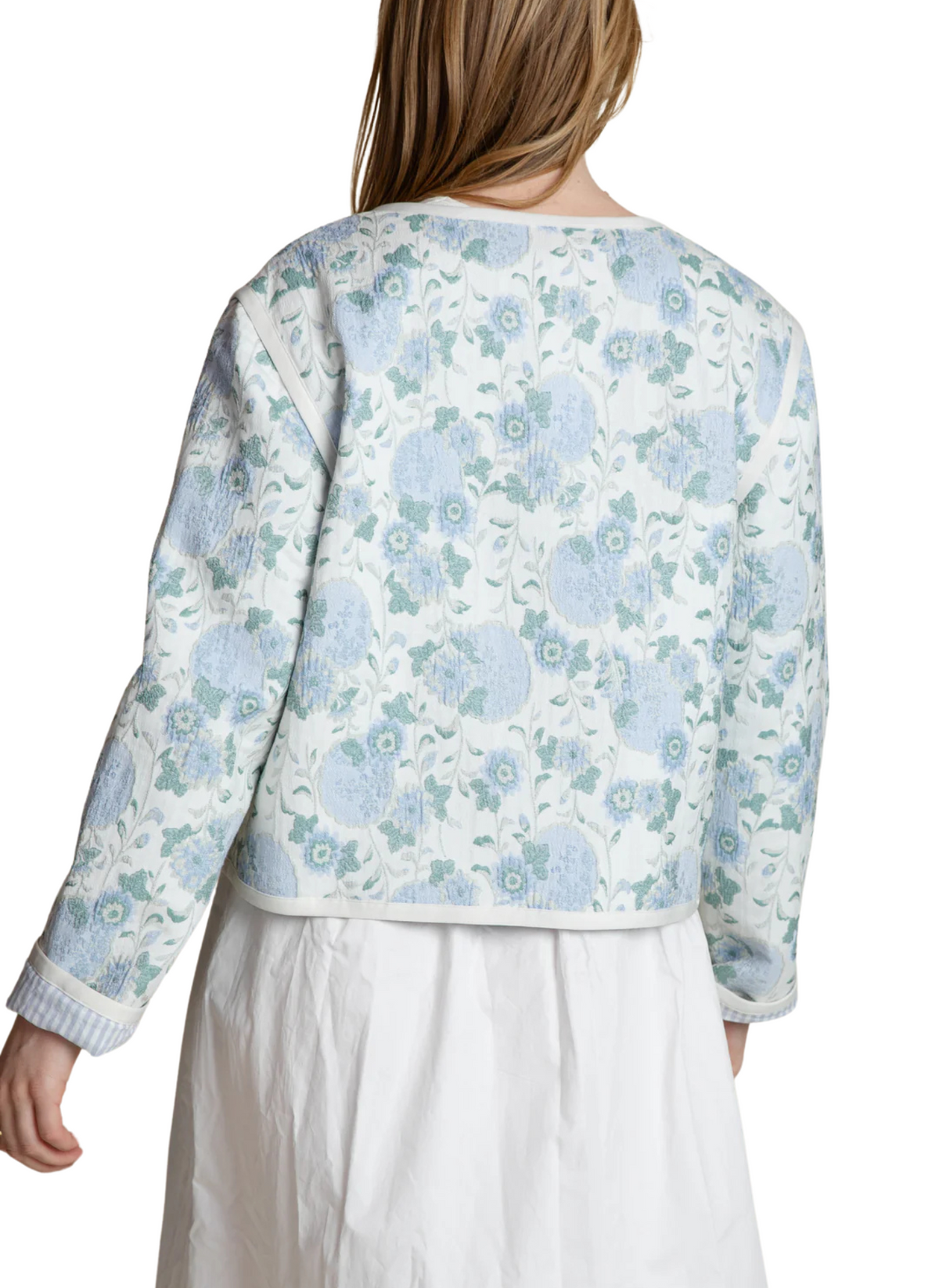 Iris Floral Embroidered Jacket