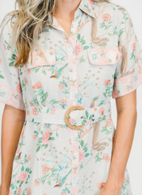 Penelope Belted Dress - Petite Feuille