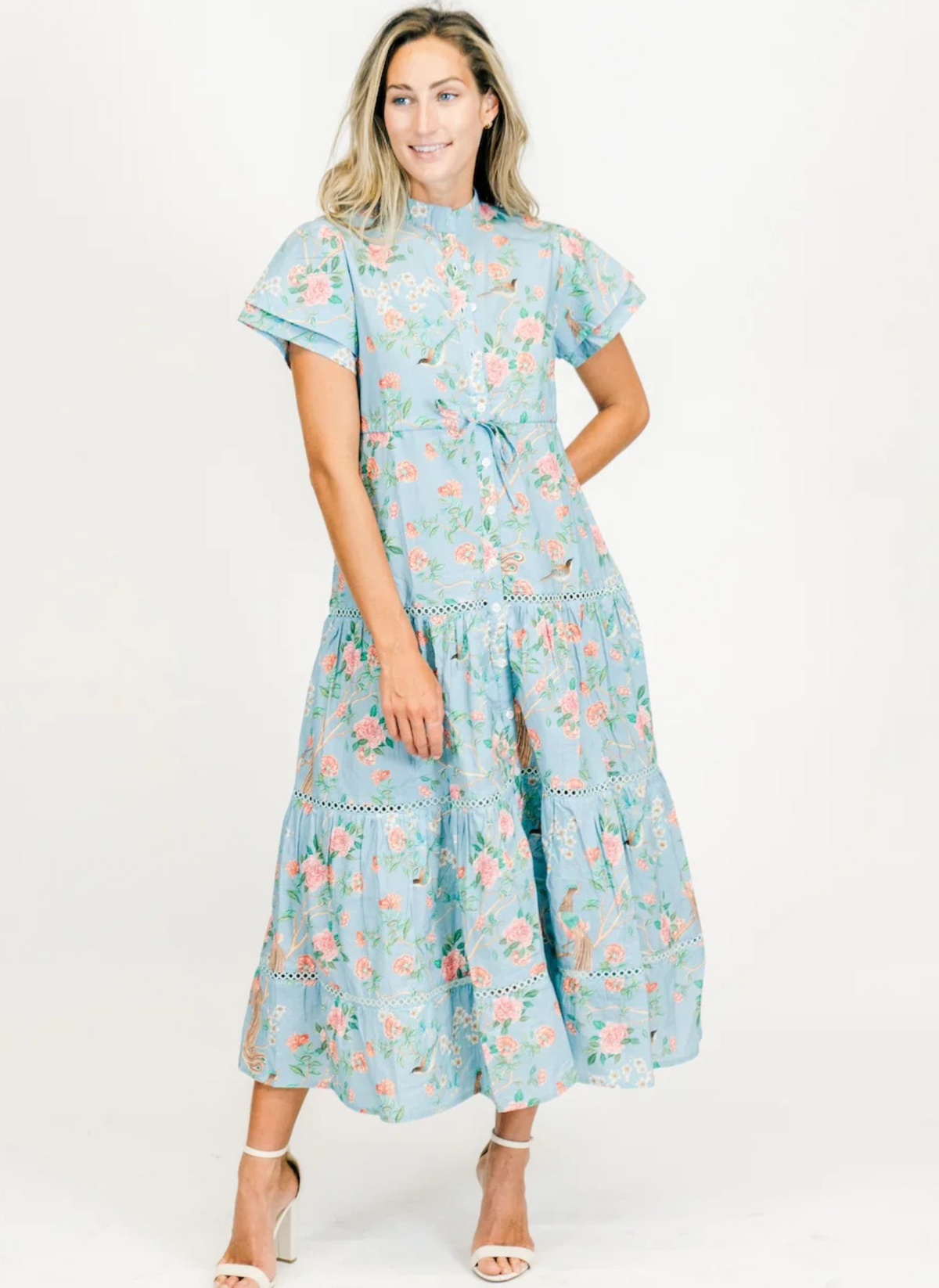Hurley Flutter Sleeve Dress - Bernadette