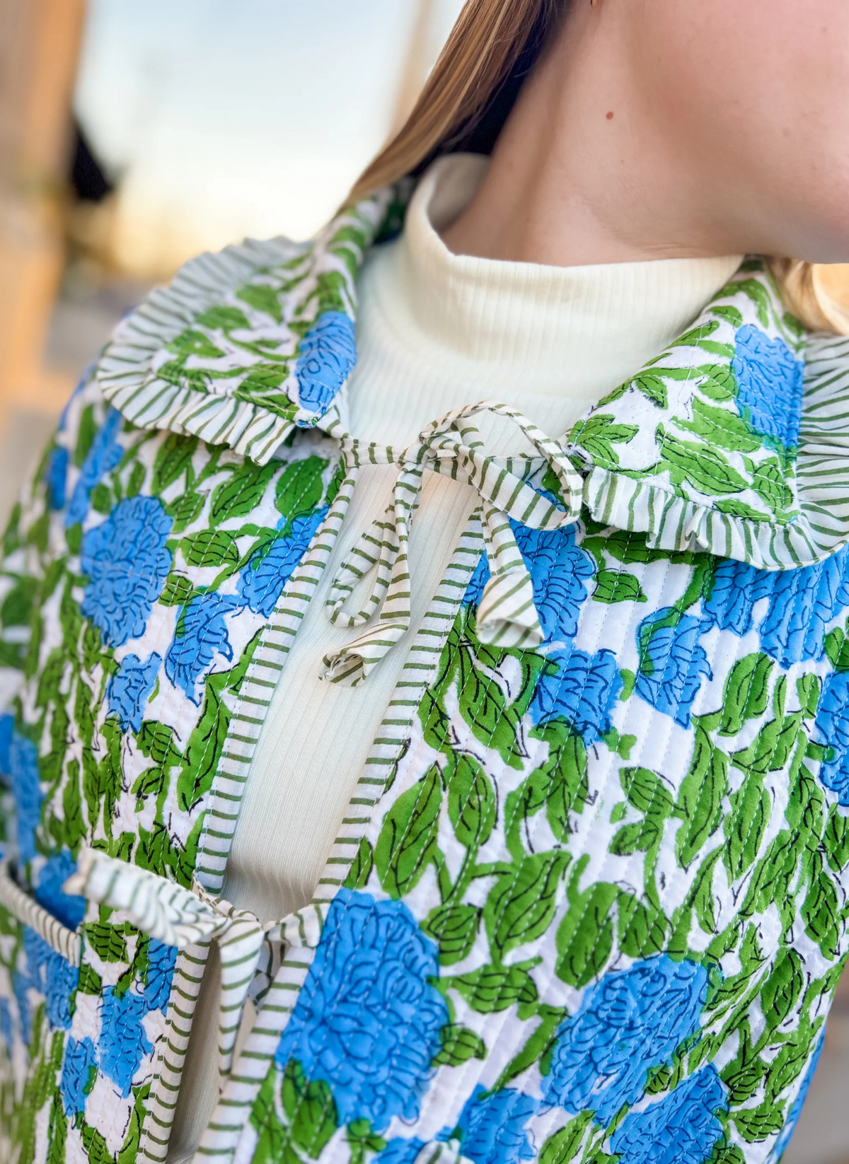 Charleston Ruffle Bow Jacket