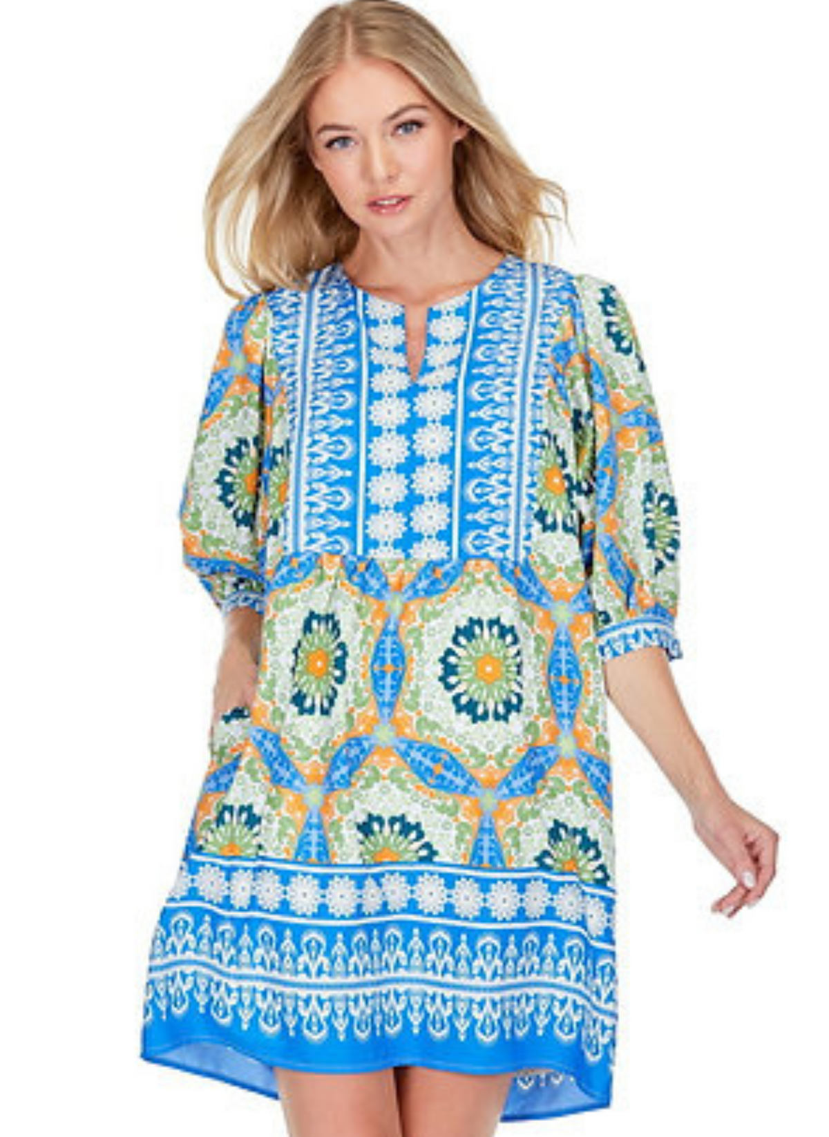 Mums Boarder Short Sleeve Dress