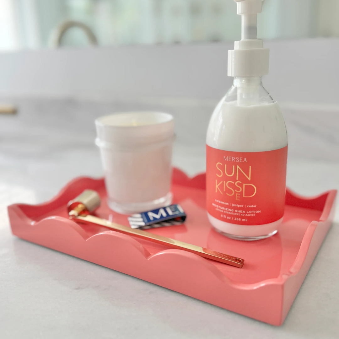 Serendipity Book Topper Scallop Tray