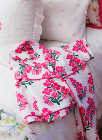 Hibiscus Print Pajama Set