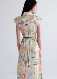 Epaulet Shirt Dress
