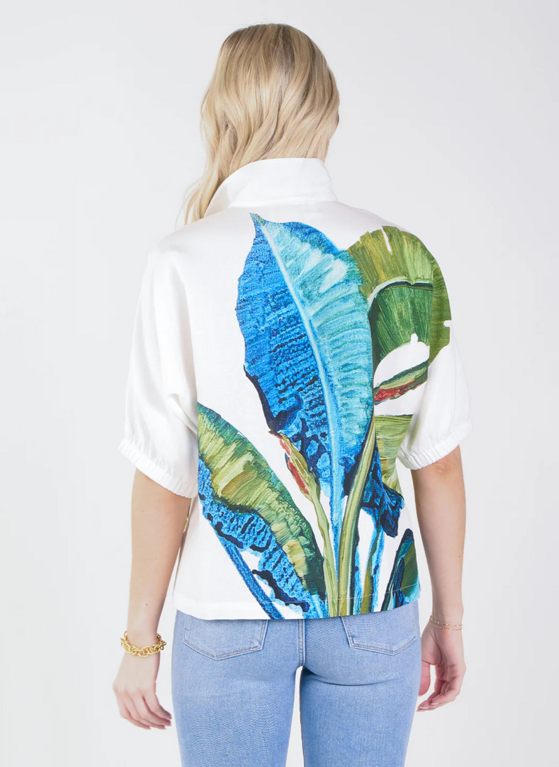 Poppy Top- Bellamy Leaves
